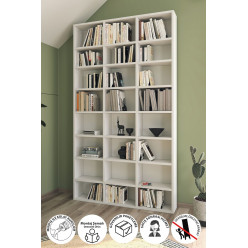 Многополочная библиотека Nex Home 101 x 16,3 x 178 см, Белый