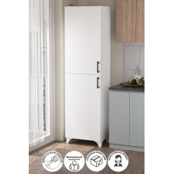 Шкаф с 2 дверцами Tuna Nex Home 49 х 31 х 134 см, Белый
