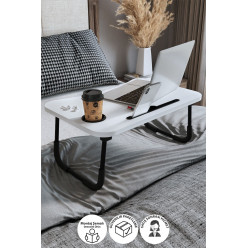 Стол для ноутбука Nex Home 59 x 39 x 26 см, Белый