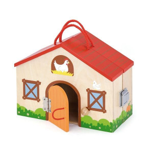 Set de joc din lemn „Ferma cu animale” Set de joc din lemn „Ferma cu animale”