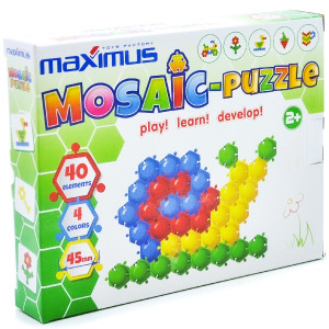 Set de joc „Mozaică-puzzle” 40 elem. Set de joc „Mozaică-puzzle” 40 elem.