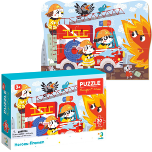Puzzle „Eroii Pompieri”, seria Transport, 30 elem.