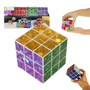 Cub Rubik cu glitter Cub Rubik cu glitter