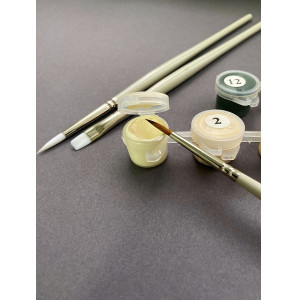 Periute din nailon, adaptate p/u picturile pe numere Periute din nailon, adaptate p/u picturile pe numere
