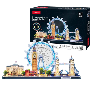 3D Puzzle „Londra” cu iluminare LED, 186 elemente 3D Puzzle „Londra” cu iluminare LED, 186 elemente