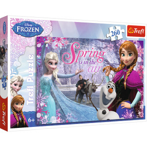 Puzzle 260 elemente Love in the Frozen Land (Frozen)