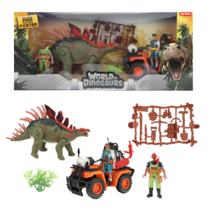 Set de joacă „Lumea dinozaurilor”, jeep cu dinozaur Set de joacă „Lumea dinozaurilor”, jeep cu dinozaur
