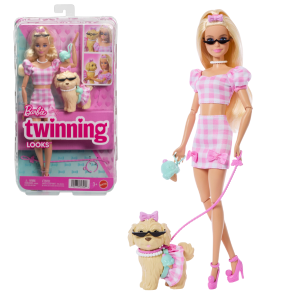 Кукла Barbie «Парные образы», блондинка с собачкой Кукла Barbie «Парные образы», блондинка с собачкой