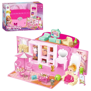 Игровой набор: «Кукольный домик» + аксессуары, серия Play House Handbag Игровой набор: «Кукольный домик» + аксессуары, серия Play House Handbag