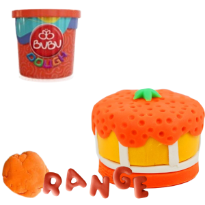 Plastilină de modelat PLAY DOUGH în borcănel, 1 x 125 g, orange