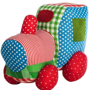 Jucarie din bumbac „Locomotiva „, lucru manual, 20 cm Jucarie din bumbac „Locomotiva „, lucru manual, 20 cm