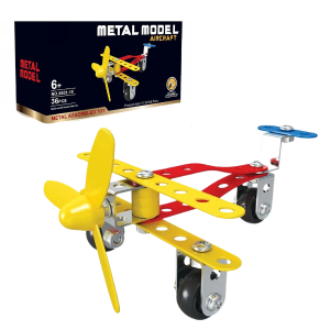 Set de construcție metalic „Avion”, 36 elem. Set de construcție metalic „Avion”, 36 elem.