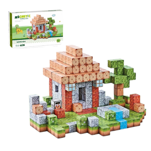 Constructor magnetic pentru copii „Căsuța de lângă pârâu” 312 elem. Constructor magnetic pentru copii „Căsuța de lângă pârâu” 312 elem.