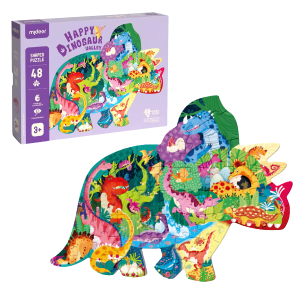 Puzzle în formă de animal „Valea Dinozaurului Fericit”, 48 elem. Puzzle în formă de animal „Valea Dinozaurului Fericit”, 48 elem.