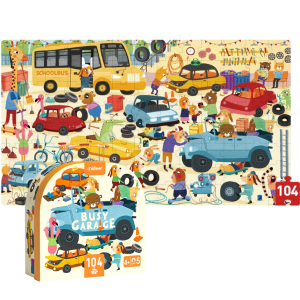Puzzle în valiză „Garaj”, 104 elem. Puzzle în valiză „Garaj”, 104 elem.