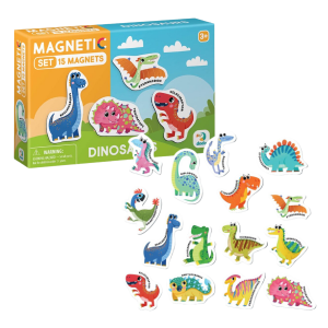 Joc magnetic „Dinozauri”, 15 elem. Joc magnetic „Dinozauri”, 15 elem.