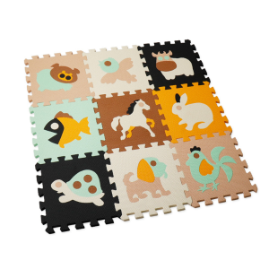 Covoraș-puzzle educativ „Lumea animăluțelor drăguțe”, 9 elem. Covoraș-puzzle educativ „Lumea animăluțelor drăguțe”, 9 elem.