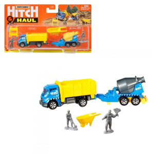 Hot Wheels Тематическая машинка с прицепом Matchbox (в асс.) Hot Wheels Тематическая машинка с прицепом Matchbox (в асс.)