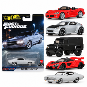 Hot Wheels Машинка из коллекций Премиум Fast & Furios, 5 моделей Hot Wheels Машинка из коллекций Премиум Fast & Furios, 5 моделей
