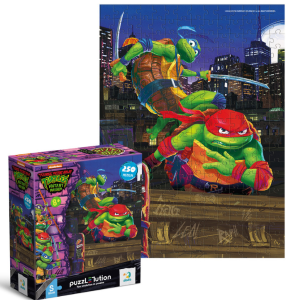 Puzzle „Leonardo și Raphael”, seria Țestoasele Ninja, 250 elem.