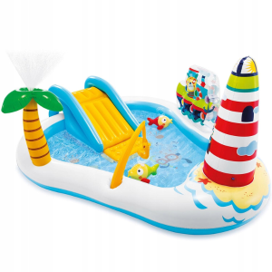 INTEX Надувной игровой центр “Рыбалка” 218x188x99 см, 182л, до 81кг, 2+