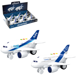 1:200 Avion cu fricțiune (lumini /sunete), as. 1:200 Avion cu fricțiune (lumini /sunete), as.