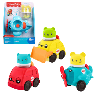 Fisher-Price Зверьки на машинках в асс. Fisher-Price Зверьки на машинках в асс.