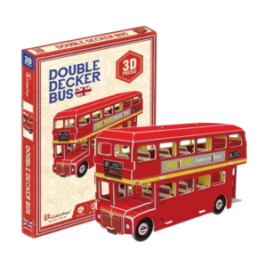 3D puzzle “Autobuz englezesc cu etaj”, 66 elemente