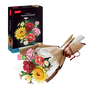 3D puzzle „Buchet de flori”, 285 elem.