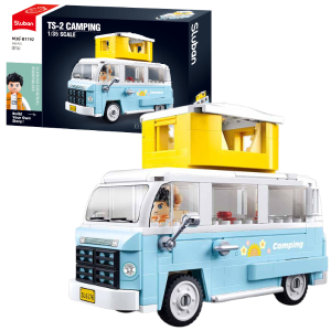 Set de construcție „Bus camping”, scara 1:35, 265 elem. Set de construcție „Bus camping”, scara 1:35, 265 elem.