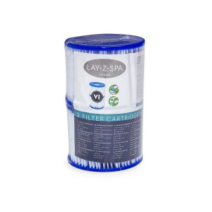 Bestway Filtru-catrige „VI” (bloc din 2 buc) p/u Jacuzzi Bestway Filtru-catrige „VI” (bloc din 2 buc) p/u Jacuzzi