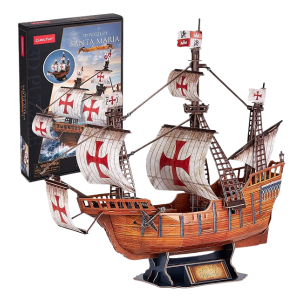 3D Puzzle Nava amiral a lui Cristofor Columb „Santa Maria”, 82 elemente 3D Puzzle Nava amiral a lui Cristofor Columb „Santa Maria”, 82 elemente