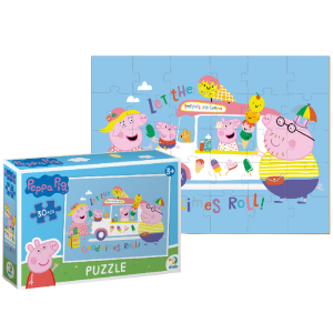 Puzzle „Înghețată de la Purcelușa Peppa”, seria Peppa Pig, 30 elem. Puzzle „Înghețată de la Purcelușa Peppa”, seria Peppa Pig, 30 elem.