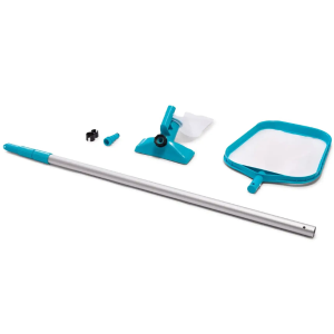 INTEX Set de curățare a piscinei: mâner telescopic de 239 cm, plasă, duză cu pungă INTEX Set de curățare a piscinei: mâner telescopic de 239 cm, plasă, duză cu pungă