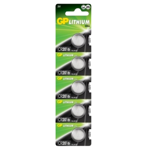 Baterie litiu GP CR2016, (în blister 5 buc.) Baterie litiu GP CR2016, (în blister 5 buc.)