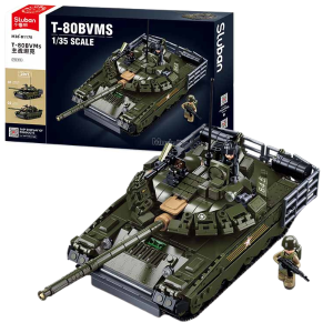 Конструктор “Основной боевой танк T-80BVMs”, масштаб 1:35, 768 элем. Конструктор “Основной боевой танк T-80BVMs”, масштаб 1:35, 768 элем.