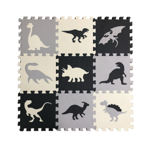 Covoraș puzzle educativ „Dinozauri”, 9 elem. Covoraș puzzle educativ „Dinozauri”, 9 elem.