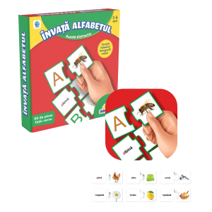 Пазл «Изучаем алфавит», (рум.), Smile Games Пазл «Изучаем алфавит», (рум.), Smile Games