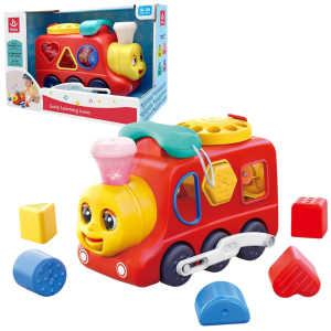 Locomotivă Interactivă 3‑în‑1 pentru învățare timpurie Locomotivă Interactivă 3‑în‑1 pentru învățare timpurie