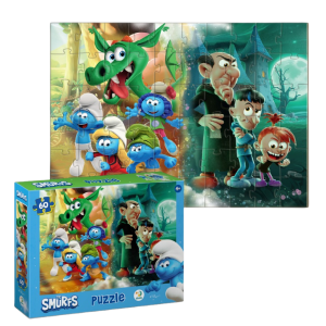 Puzzle „Animalul de companie – dragon”, seria Smurfii, 60 elem. Puzzle „Animalul de companie – dragon”, seria Smurfii, 60 elem.