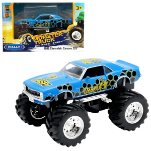 Металлический Monster Truck 1968 Chevrolet Camaro Z28 1:38, Big Wheel