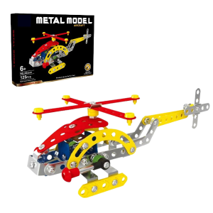 Set de construcție metalic „Elicopter”, 125 elem. Set de construcție metalic „Elicopter”, 125 elem.