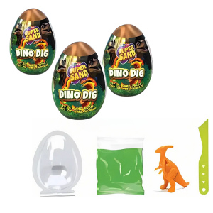 Set cinetic în ou „Dinozauri” Set cinetic în ou „Dinozauri”
