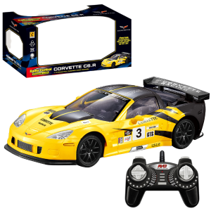 CORVETTE RACING C6R 1:18 cu telecomandă și baterie de 4.8V CORVETTE RACING C6R 1:18 cu telecomandă și baterie de 4.8V