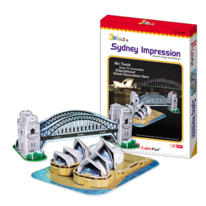 Puzzle 3D Cubic Fun «Setul Arhitectului (2 în 1)» Puzzle 3D Cubic Fun «Setul Arhitectului (2 în 1)»