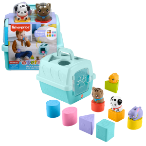 Fisher-Price Jucărie de sortare a formelor, „Transportor de animale” Fisher-Price Jucărie de sortare a formelor, „Transportor de animale”