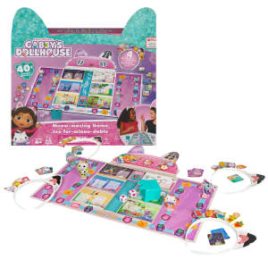 Joc de masă „Meow-Mazing”, seria „Gabby’s Dollhouse” (engl.) Joc de masă „Meow-Mazing”, seria „Gabby’s Dollhouse” (engl.)