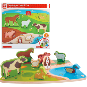 Puzzle tactil Animale de la ferma Puzzle tactil Animale de la ferma
