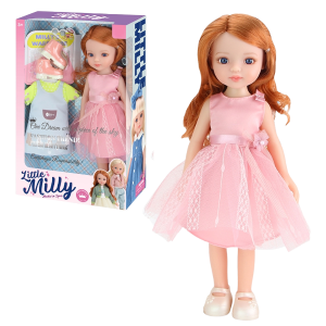 Păpușa „Mica Milly” cu două ținute, 33 cm Păpușa „Mica Milly” cu două ținute, 33 cm