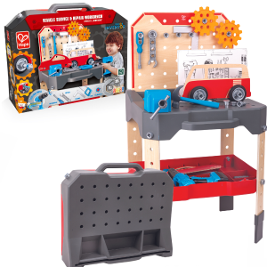 Set de joc „Masă de lucru pentru întreținerea și reparația automobilelor” Set de joc „Masă de lucru pentru întreținerea și reparația automobilelor”